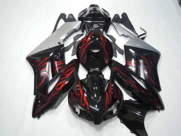 Kit Carene Honda CBR 1000 RR 2004-2005 - Nero Rosso Fiamma