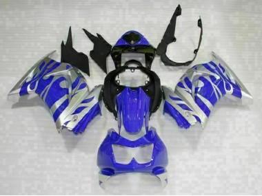 Kit Carene Kawasaki EX250 2008-2012 - Nero Blu
