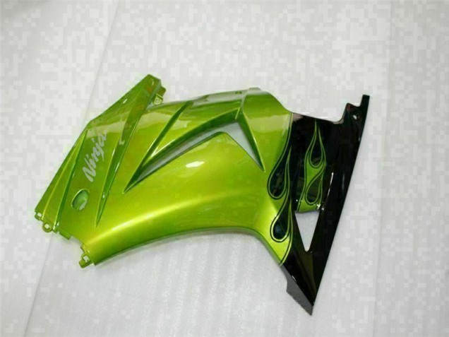 Kit Carene Kawasaki EX250 2008-2012 - Verde Nero Kit Carene Kawasaki EX250 2008-2012 - Verde Nero