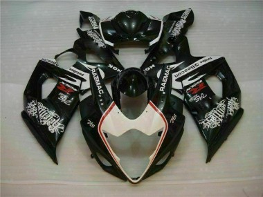 Kit Carene Suzuki GSXR 1000 K5 2005-2006 - Bianco Nero