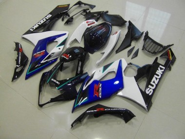 Kit Carene Suzuki GSXR 1000 K5 2005-2006 - Blu Bianco