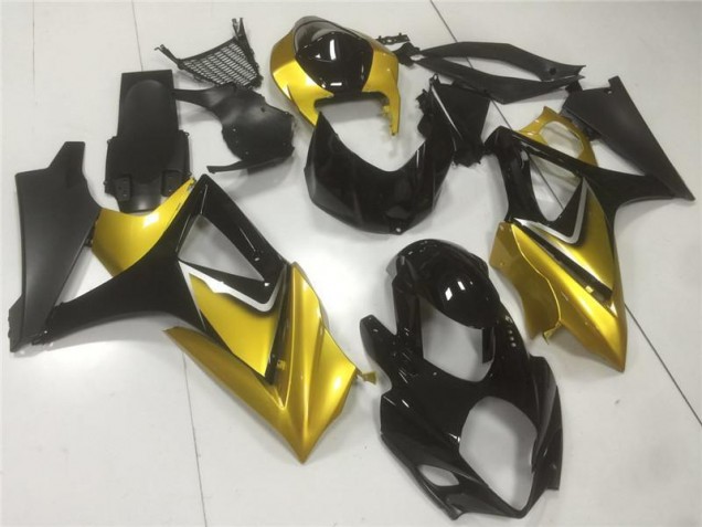 Kit Carene Suzuki GSXR 1000 K7 2007-2008 - Oro Nero Kit Carene Suzuki GSXR 1000 K7 2007-2008 - Oro Nero
