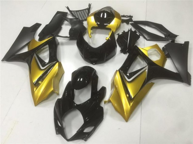 Kit Carene Suzuki GSXR 1000 K7 2007-2008 - Oro Nero Kit Carene Suzuki GSXR 1000 K7 2007-2008 - Oro Nero