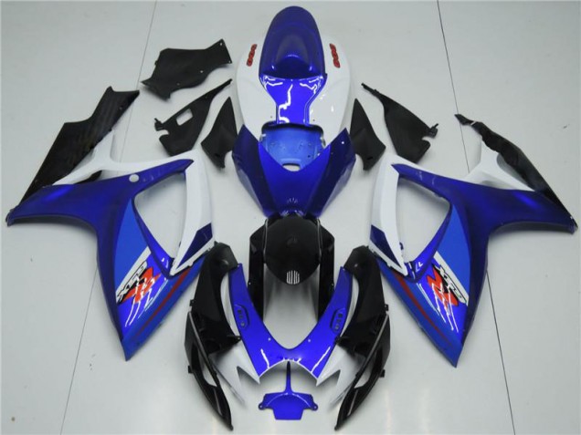 Kit Carene Suzuki GSXR 600 / 750 K6 2006-2007 - Bianco Blu Kit Carene Suzuki GSXR 600 / 750 K6 2006-2007 - Bianco Blu