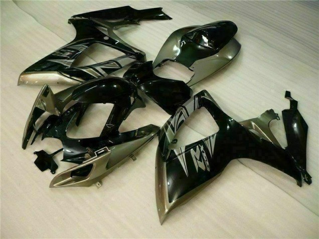 Kit Carene Suzuki GSXR 600 / 750 K6 2006-2007 - Nero Grigio Kit Carene Suzuki GSXR 600 / 750 K6 2006-2007 - Nero Grigio