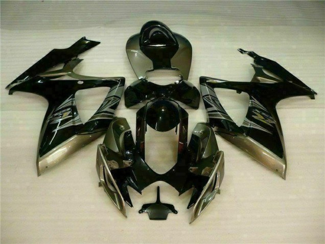 Kit Carene Suzuki GSXR 600 / 750 K6 2006-2007 - Nero Grigio Kit Carene Suzuki GSXR 600 / 750 K6 2006-2007 - Nero Grigio