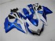 Kit Carene Suzuki GSXR 600 / 750 K8 2008-2010 - Bianco Blu Kit Carene Suzuki GSXR 600 / 750 K8 2008-2010 - Bianco Blu
