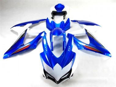 Kit Carene Suzuki GSXR 600 / 750 K8 2008-2010 - Blu Bianco
