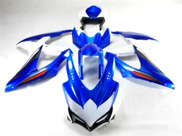 Kit Carene Suzuki GSXR 600 / 750 K8 2008-2010 - Blu Bianco Kit Carene Suzuki GSXR 600 / 750 K8 2008-2010 - Blu Bianco