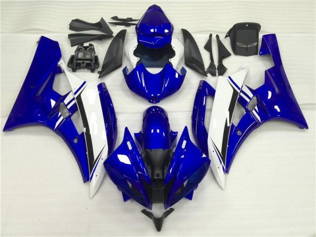 Kit Carene Yamaha R6 2006-2007 - Blu Bianco