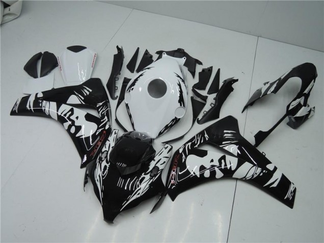 Kit Completo Carenatura ABS Honda CBR 1000 RR 2008-2011 - Nero Bianco Kit Completo Carenatura ABS Honda CBR 1000 RR 2008-2011 - Nero Bianco