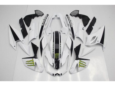 Kit Completo Carenatura ABS Kawasaki Z1000 2007-2009 - Bianco