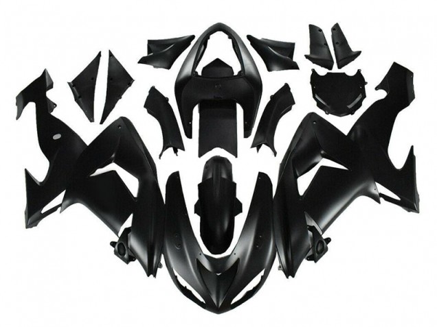 Kit Completo Carenatura ABS Kawasaki ZX10R 2006-2007 - Nero Opaco Kit Completo Carenatura ABS Kawasaki ZX10R 2006-2007 - Nero Opaco