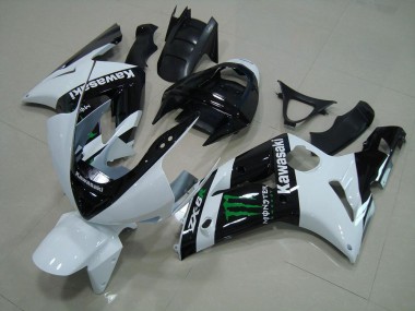 Kit Completo Carenatura ABS Kawasaki ZX6R 2003-2004 - Bianco Monster
