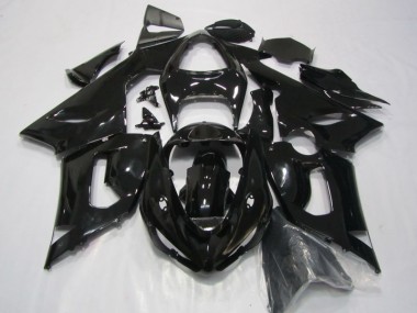 Kit Completo Carenatura ABS Kawasaki ZX6R 2005-2006 - Nero