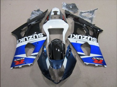 Kit Completo Carenatura ABS Suzuki GSXR 1000 K3 2003-2004 - Blu Bianco Decal