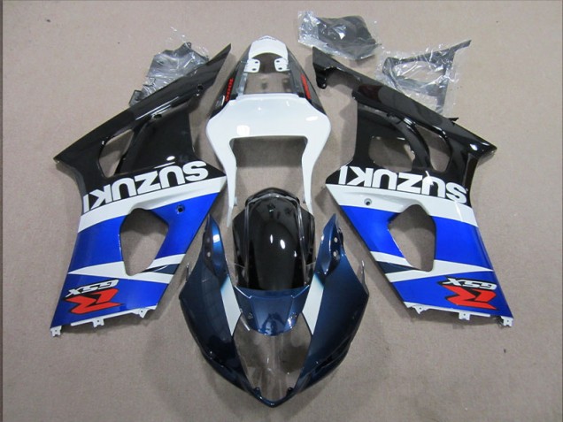 Kit Completo Carenatura ABS Suzuki GSXR 1000 K3 2003-2004 - Blu Bianco Decal
