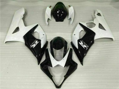 Kit Completo Carenatura ABS Suzuki GSXR 1000 K5 2005-2006 - Bianco Nero