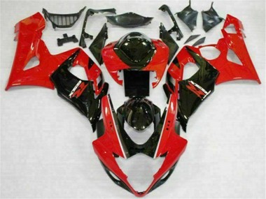 Kit Completo Carenatura ABS Suzuki GSXR 1000 K5 2005-2006 - Rosso Nero