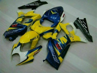 Kit Completo Carenatura ABS Suzuki GSXR 1000 K7 2007-2008 - Giallo