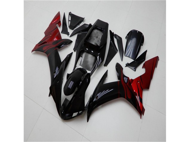 Kit Completo Carenatura ABS Yamaha R1 2002-2003 - Nero Rosso Kit Completo Carenatura ABS Yamaha R1 2002-2003 - Nero Rosso