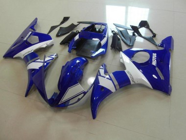 Kit Completo Carenatura ABS Yamaha R6 2003-2005 - Blu Bianco