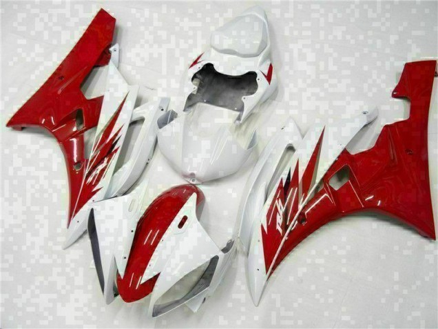Kit Completo Carenatura ABS Yamaha R6 2006-2007 - Rosso Bianco Kit Completo Carenatura ABS Yamaha R6 2006-2007 - Rosso Bianco