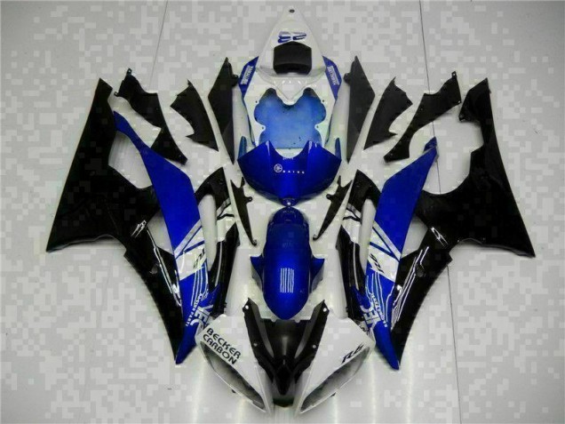 Kit Completo Carenatura ABS Yamaha R6 2008-2016 - Blu Nero Kit Completo Carenatura ABS Yamaha R6 2008-2016 - Blu Nero