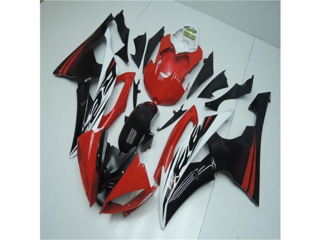 Kit Completo Carenatura ABS Yamaha R6 2008-2016 - Rosso Bianco Kit Completo Carenatura ABS Yamaha R6 2008-2016 - Rosso Bianco