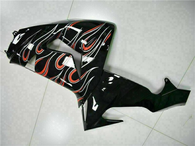 Kits Carenatura Completa Kawasaki ZX10R 2006-2007 - Nero Rosso Fiamma Kits Carenatura Completa Kawasaki ZX10R 2006-2007 - Nero Rosso Fiamma