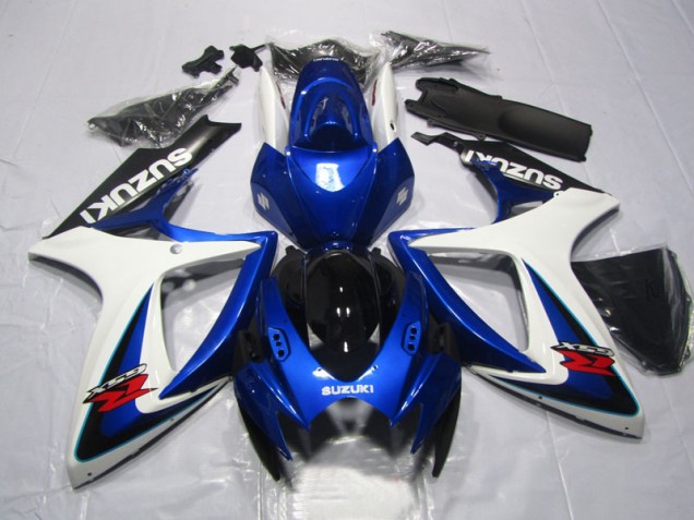 Kits Carenatura Completa Suzuki GSXR 600 K6 2006-2007 - Blu Bianco