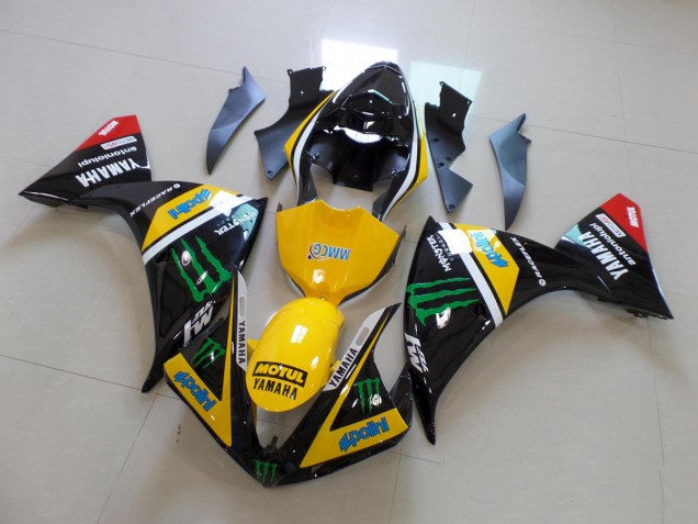 Kits Carenatura Completa Yamaha R1 2012-2014 - Giallo Nero Monster