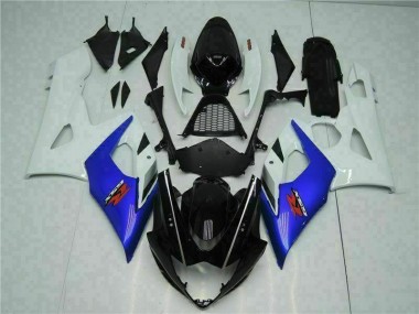 Kits Carenatura Completo ABS Suzuki GSXR 1000 K5 2005-2006 - Blu Bianco