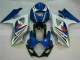 Kits Carenatura Completo ABS Suzuki GSXR 1000 K7 2007-2008 - Blu Bianco