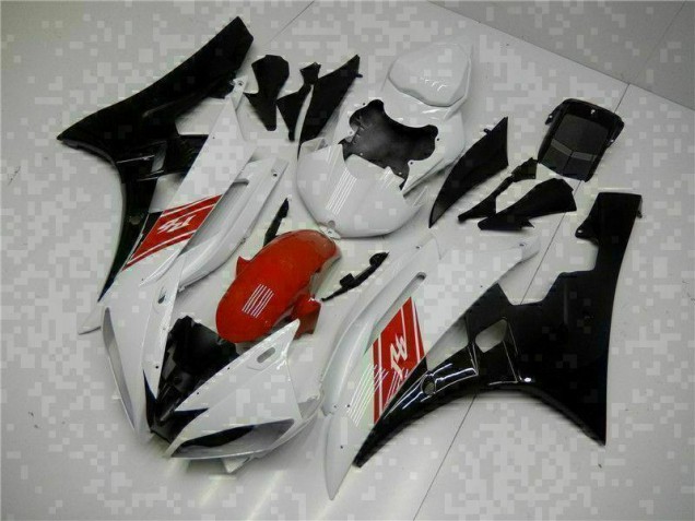 Kits Carenatura Completo ABS Yamaha R6 2006-2007 - Bianco Nero