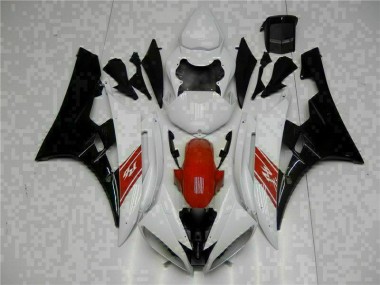 Kits Carenatura Completo ABS Yamaha R6 2006-2007 - Bianco Nero