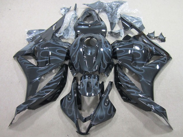 Kits Carenatura Honda CBR 600 RR 2009-2012 - Nero Argento Fiamma Kits Carenatura Honda CBR 600 RR 2009-2012 - Nero Argento Fiamma