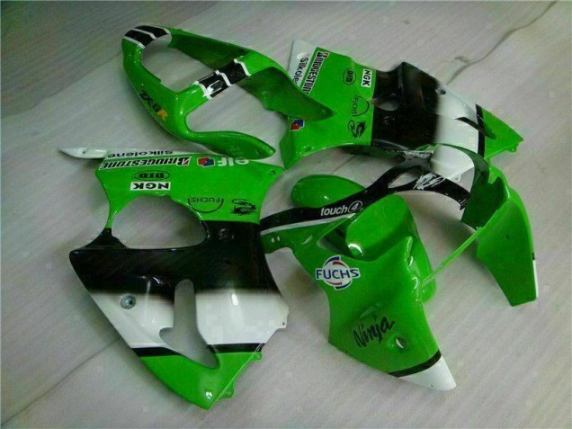 Kits Carenatura Iniezione Kawasaki ZX6R 2000-2002 - Verde Nero Kits Carenatura Iniezione Kawasaki ZX6R 2000-2002 - Verde Nero