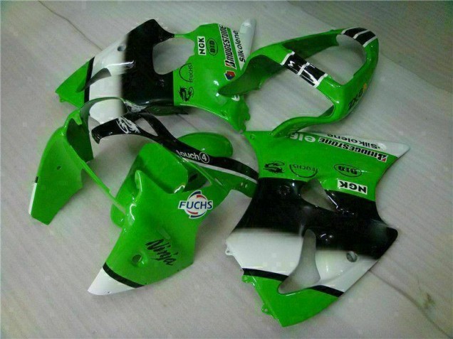 Kits Carenatura Iniezione Kawasaki ZX6R 2000-2002 - Verde Nero Kits Carenatura Iniezione Kawasaki ZX6R 2000-2002 - Verde Nero