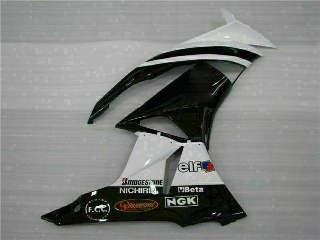 Kits Carenatura Iniezione Kawasaki ZX6R 2009-2012 - Nero Bianco 3M Touch4 Kits Carenatura Iniezione Kawasaki ZX6R 2009-2012 - Nero Bianco 3M Touch4