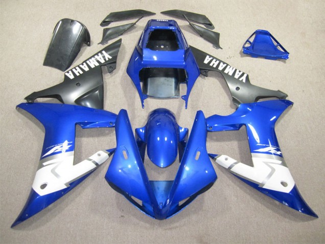 Kits Carenatura Iniezione Yamaha R1 2002-2003 - Blu Bianco