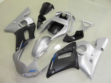 Kits Carenatura Iniezione Yamaha R6 1998-2002 - Nero Argento