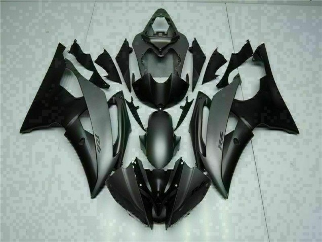 Kits Carenatura Iniezione Yamaha R6 2008-2016 - Grigio Nero