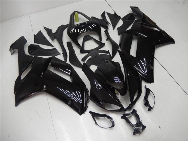 Kits Carenatura Kawasaki ZX6R 2007-2008 - Lucido Nero Kits Carenatura Kawasaki ZX6R 2007-2008 - Lucido Nero