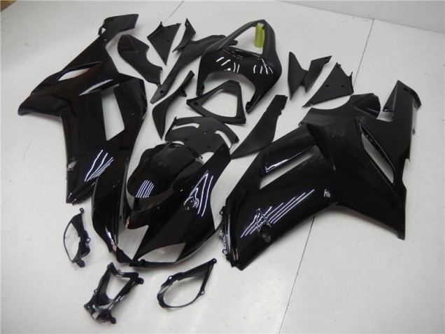 Kits Carenatura Kawasaki ZX6R 2007-2008 - Lucido Nero Kits Carenatura Kawasaki ZX6R 2007-2008 - Lucido Nero