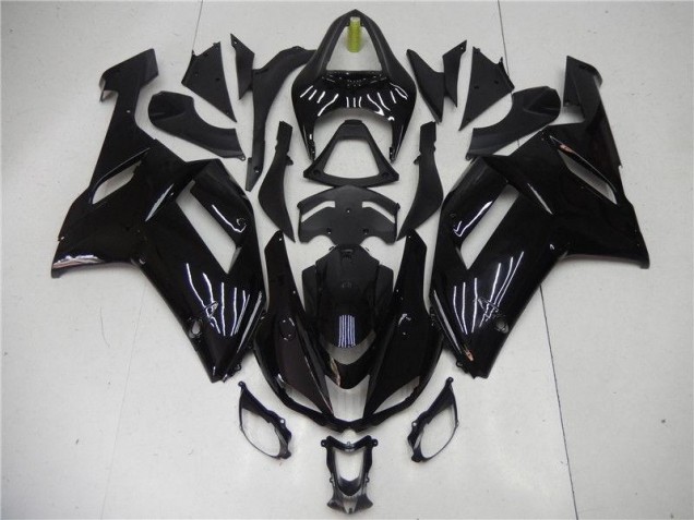 Kits Carenatura Kawasaki ZX6R 2007-2008 - Lucido Nero Kits Carenatura Kawasaki ZX6R 2007-2008 - Lucido Nero