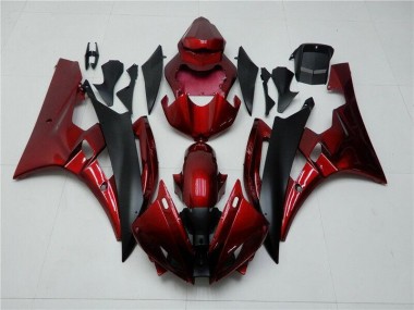 Kits Carenatura Yamaha R6 2006-2007 - Rosso Nero