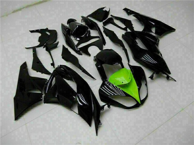 Kits Carene Kawasaki ZX6R 2009-2012 - Nero Verde Kits Carene Kawasaki ZX6R 2009-2012 - Nero Verde