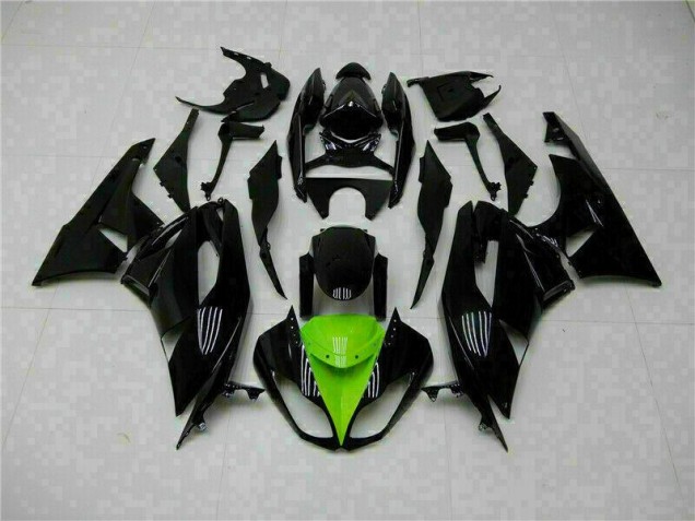 Kits Carene Kawasaki ZX6R 2009-2012 - Nero Verde Kits Carene Kawasaki ZX6R 2009-2012 - Nero Verde