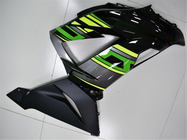Kits Carene Kawasaki ZX6R 2013-2018 - Verde Nero Kits Carene Kawasaki ZX6R 2013-2018 - Verde Nero